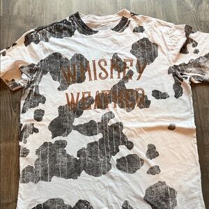 Whiskey Weather Graphic Shirt - Black and White